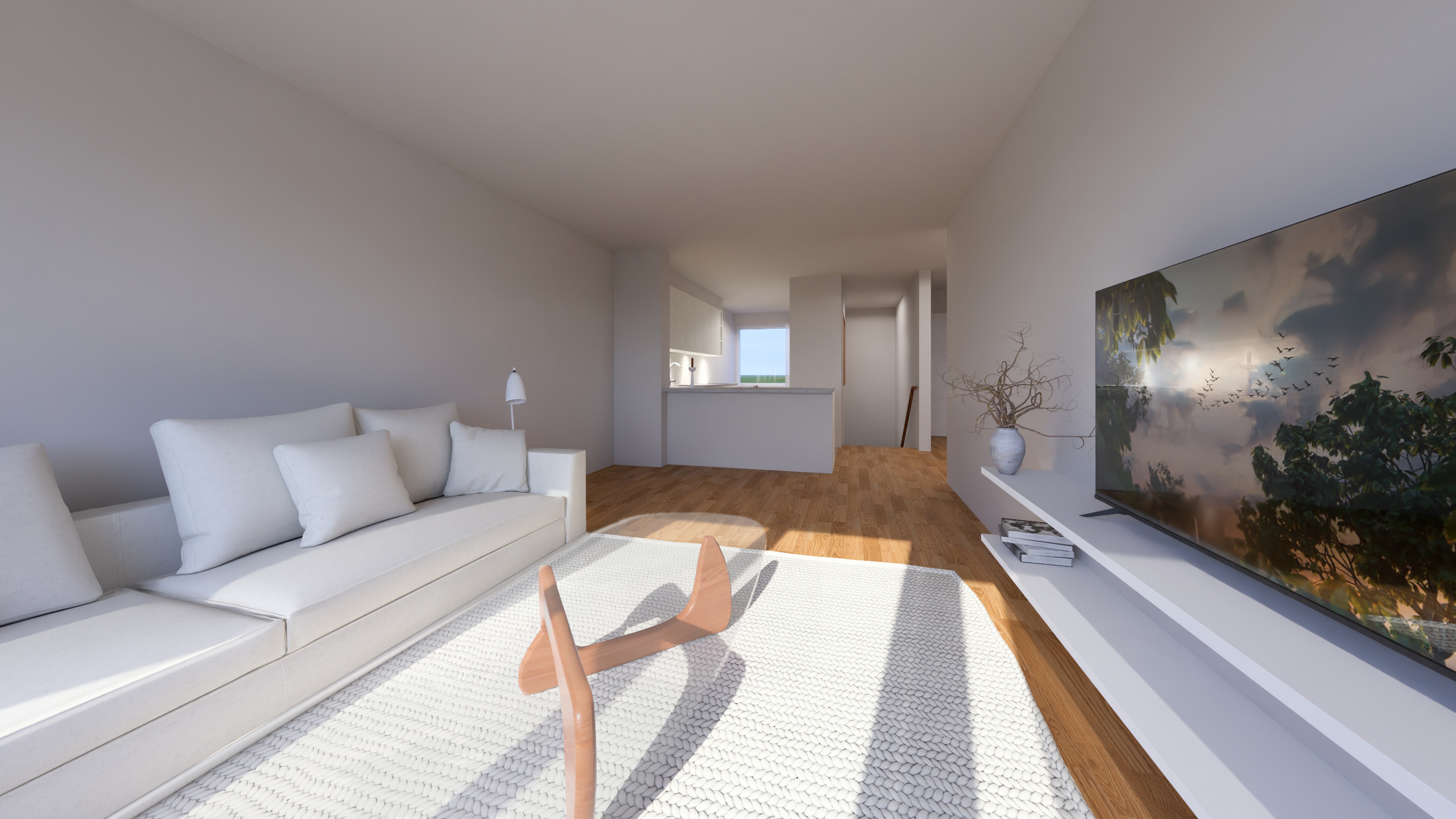 Klapphällsstigen Råneå ROT Vrum 3D rendering skissbild